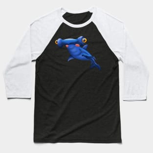 Cute Hammerhead Shark Baseball T-Shirt